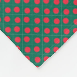 Patchwork Bangladesch Flag Muster Fleecedecke