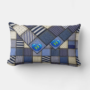 Patchwork-Bild Lendenkissen