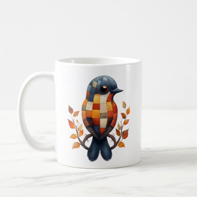 Patchwork-Bird-Tasse Kaffeetasse (Links)