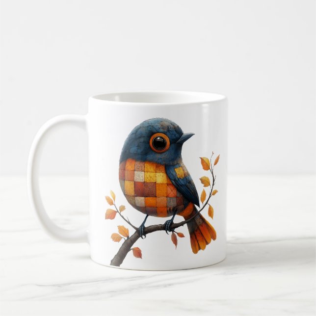 Patchwork-Bird-Tasse Kaffeetasse (Links)