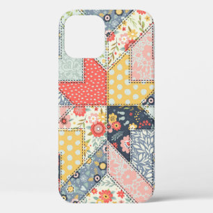 Patchwork-Blumenmuster: Vintage-Ornament Case-Mate iPhone Hülle