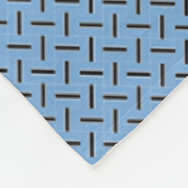Patchwork Botswana Flaggenmuster Fleecedecke