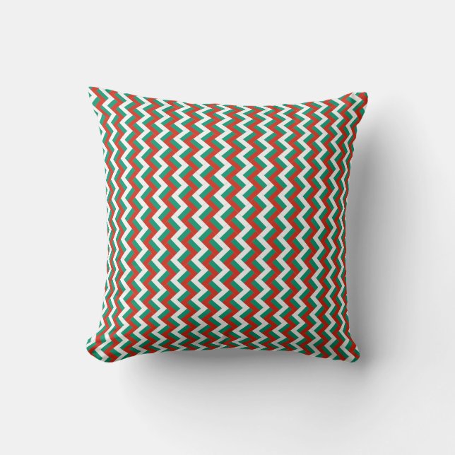 Patchwork Bulgarien Flaggenmuster Kissen (Vorderseite)