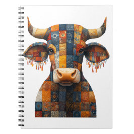 Patchwork Bull Notebook Notizblock