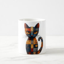 Patchwork Cat-Tasse