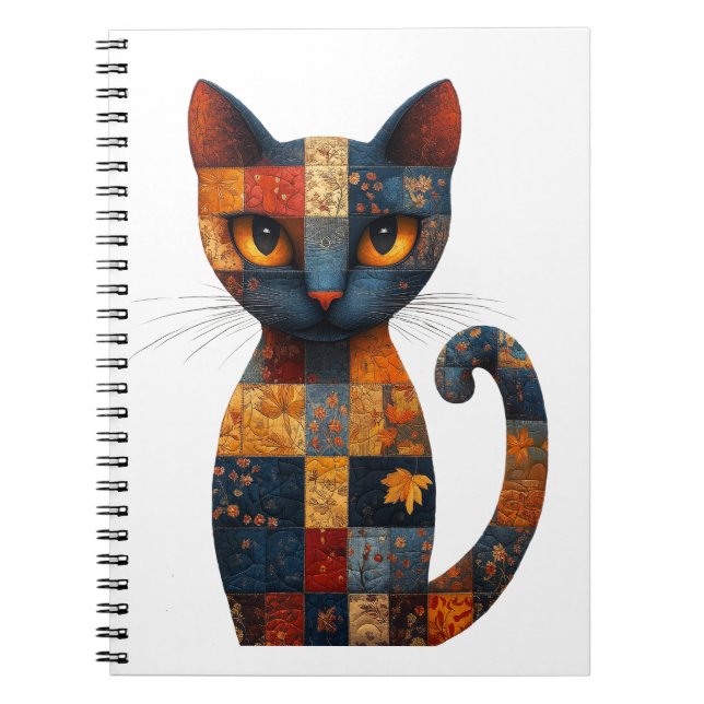Patchwork-Chat-Notebook Notizblock (Vorderseite)