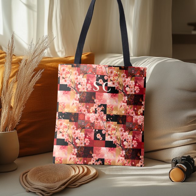 Patchwork Cherry Blossom und Stoff Inspiriert (Von Creator hochgeladen)