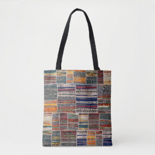 Patchwork-Collage: Mischquilt-Muster.