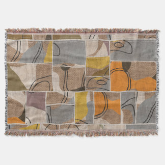 Patchwork-Collage, Quilt-Mix-Muster Decke