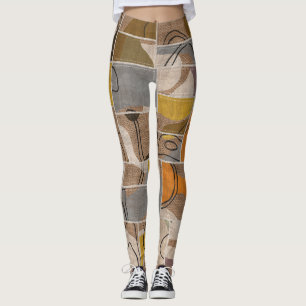 Patchwork-Collage, Quilt-Mix-Muster Leggings