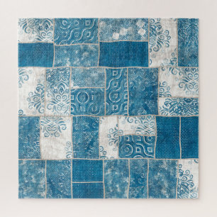 Patchwork-Collage: Quilt Pattern Mix Puzzle