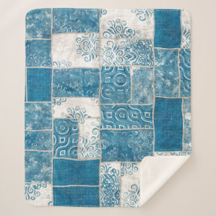 Patchwork-Collage: Quilt Pattern Mix Sherpadecke