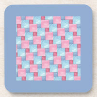 Patchwork Cork Untersetzer, Pinks, Blues