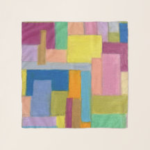 Patchwork der Freude Chiffon-Schal