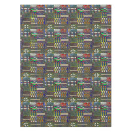 Patchwork-Design im afrikanischen Stil Tischdecke
