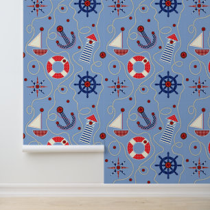 Patchwork-Design Tapete
