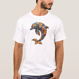 Patchwork Dolphin T - Shirt