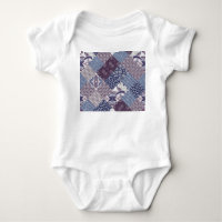 Patchwork Doodle: Vintag Boho Nahtlos.