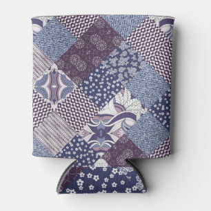 Patchwork Doodle: Vintag Boho Nahtlos. Dosenkühler