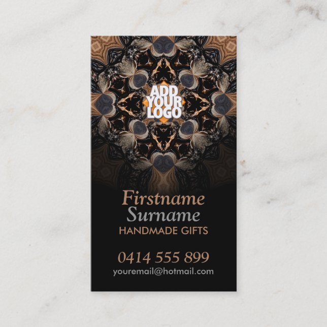 Patchwork Earth Handcrafts Art Business Cards Visitenkarte (Vorderseite)