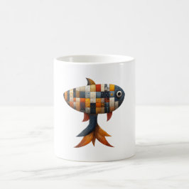 Patchwork Fisch Tasse