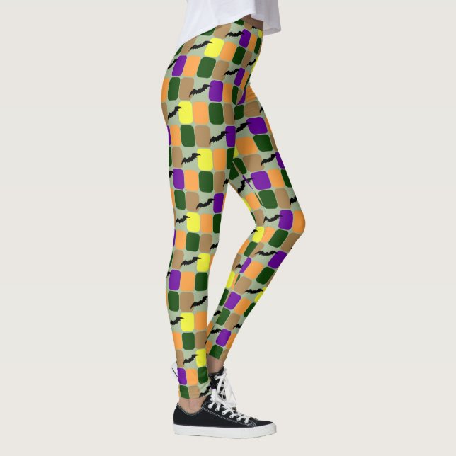 Patchwork-Fleets Leggings (Rechts)