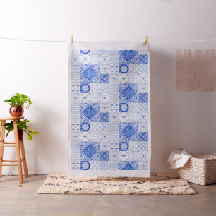 Patchwork-Fliesen-modernes Bauernhaus-rustikale Stoff