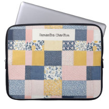 Patchwork Floral Personalisiert Rustikale Blume