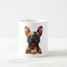 Patchwork French Bulldog Tasse