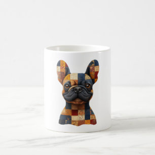 Patchwork French Bulldog Tasse