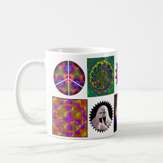 Patchwork-Frieden Kaffeetasse