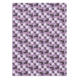 Patchwork für lila kosmische Katzen Tischdecke