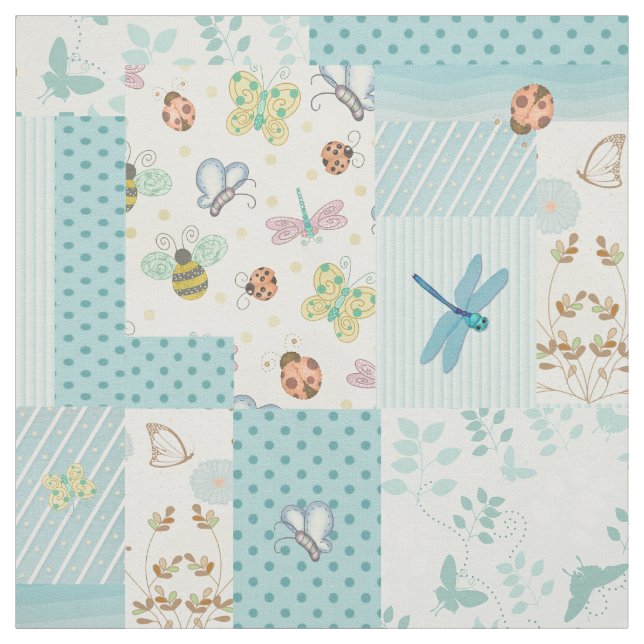 Patchwork Garden Besucher Stoff (Muster)