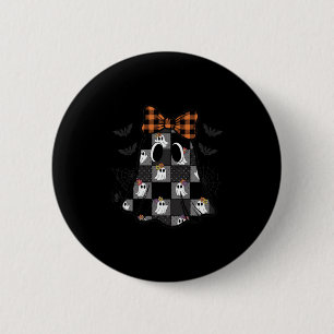 Patchwork-Geist Halloween Vintage-Quilt Geist Soky Button