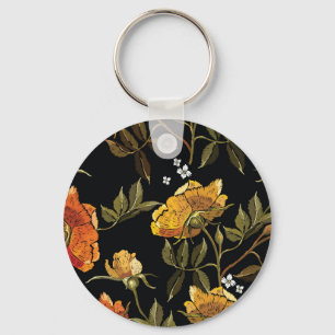 Patchwork Gentle: HandZeichnend Design Schlüsselanhänger