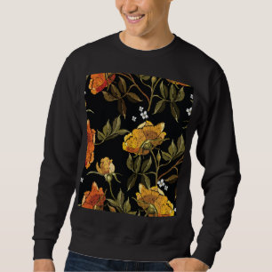 Patchwork Gentle: HandZeichnend Design Sweatshirt