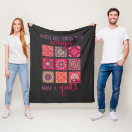 Patchwork-Geschenk für Quilters Fleecedecke