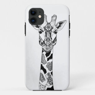 Patchwork-Giraffen-Telefon-Kasten iPhone 11 Hülle