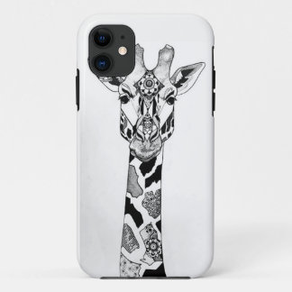 Patchwork-Giraffen-Telefon-Kasten iPhone 11 Hülle