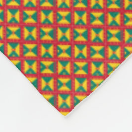 Patchwork Grenada Flag Muster Fleecedecke