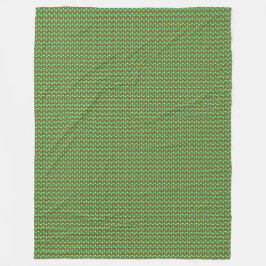 Patchwork Guyana Flag Muster Fleecedecke