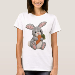 Patchwork-Hasen-Quilted-Cottagecore-Hasen-Design T-Shirt