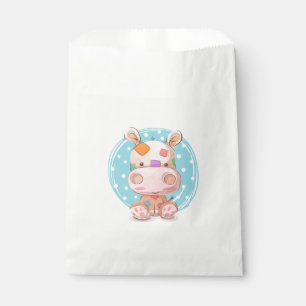 Patchwork Hippo Blue Geschenktütchen