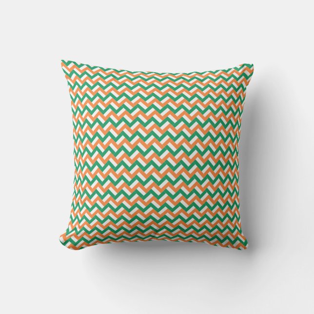 Patchwork Ireland Flag Pattern Kissen (Vorderseite)