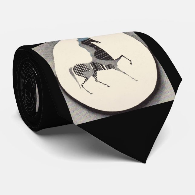  Patchwork Krawatte (Gerollt)