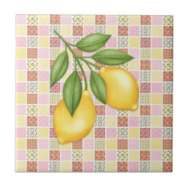Patchwork Lemon Fliese