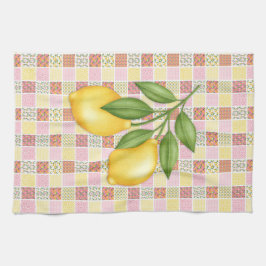 Patchwork Lemon Geschirrtuch