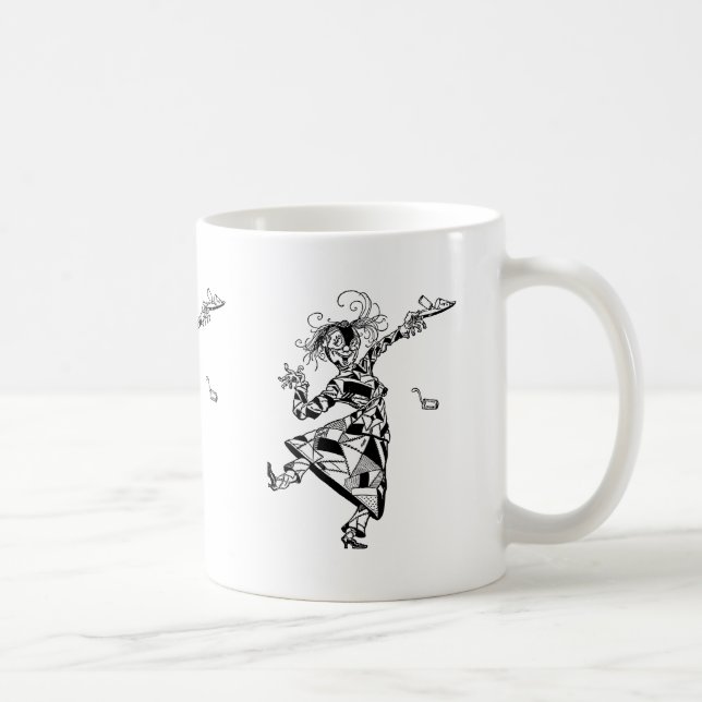Patchwork-Mädchen von Unze Tasse (Rechts)