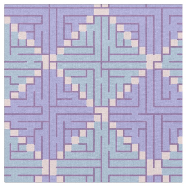 Patchwork Maze Stoff (Nahaufnahme)