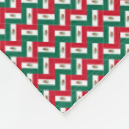 Patchwork Mexico Flag Muster Fleecedecke